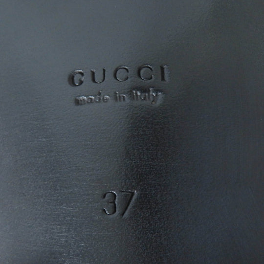 GUCCI loafers 700036 Main: Leather Ivory Women 37 Used Authentic