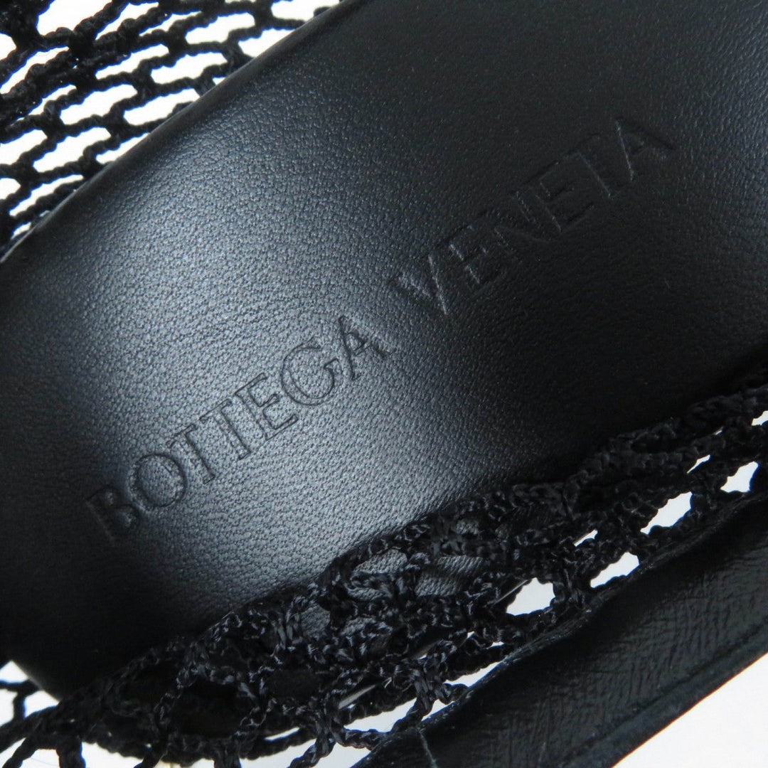 BOTTEGAVENETA pumps Mesh, Metal black Chain trim Women 37 Used Authentic