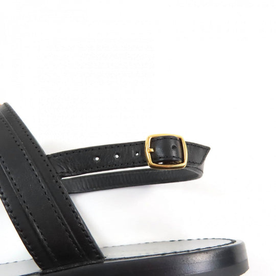 CELINE Sandals leather black 38