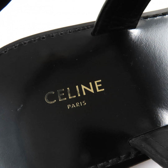 CELINE Sandals leather black 38