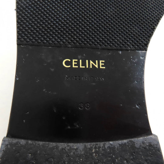 CELINE Sandals leather black 38