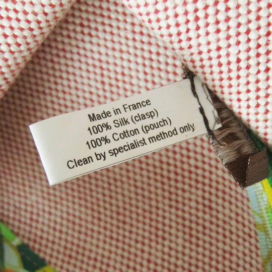HERMES hat Main: 100% cotton, Part: 100% silk Red type Multi petit h petit ash Women Used Authentic