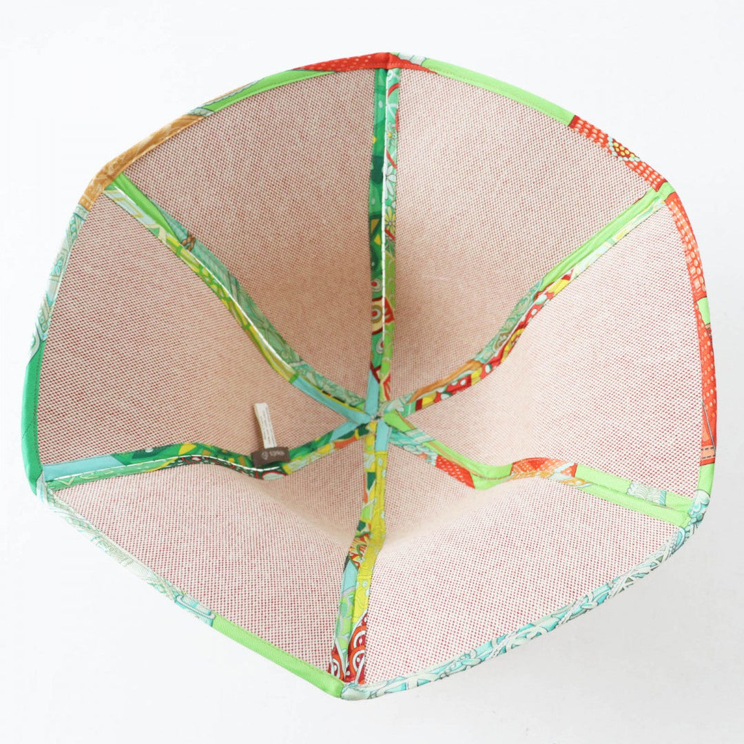 HERMES hat Main: 100% cotton, Part: 100% silk Red type Multi petit h petit ash Women Used Authentic