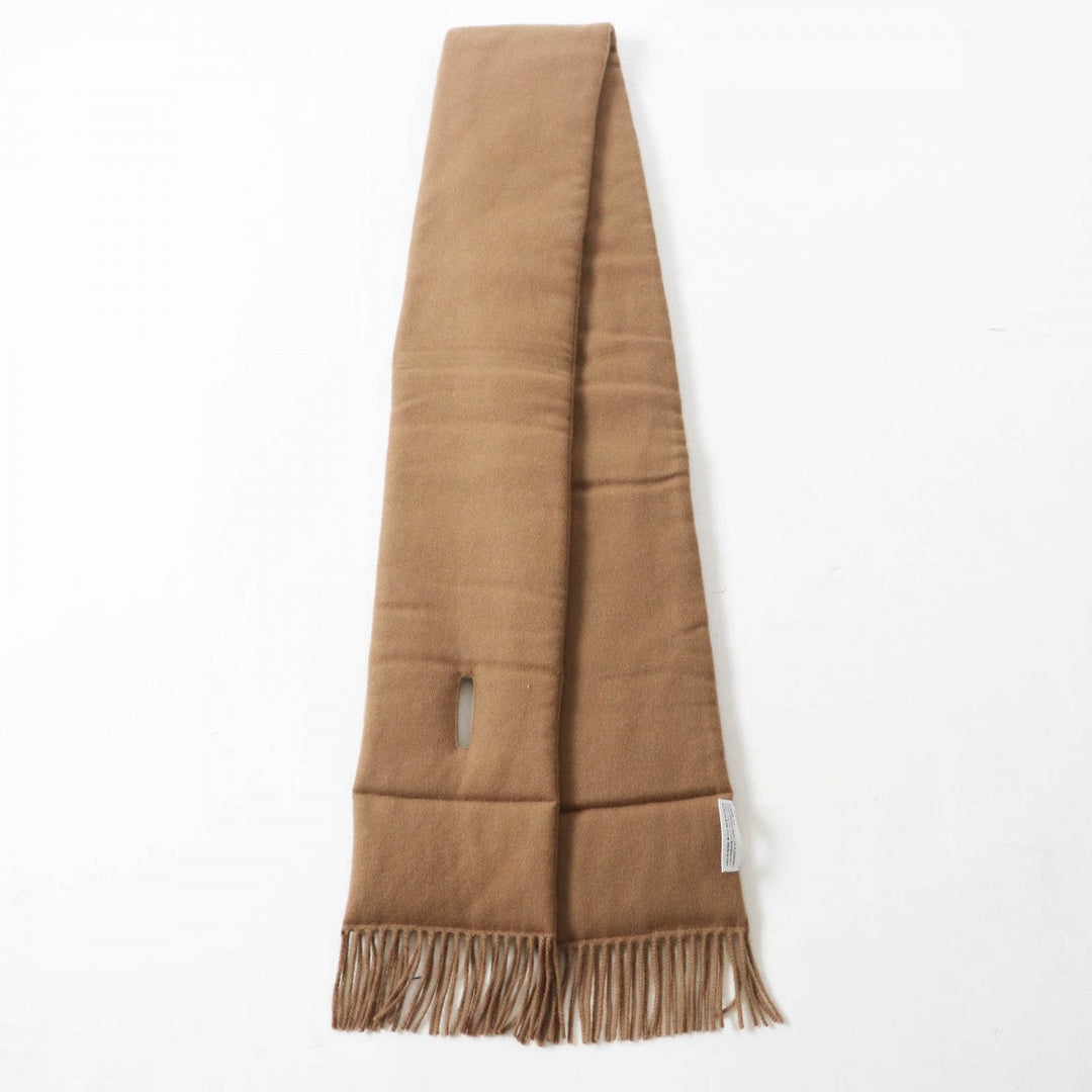 LOEWE Scarf Main: 100% cashmere, Filling: 100% polyester Brown Women Used Authentic