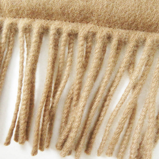 LOEWE Scarf Main: 100% cashmere, Filling: 100% polyester Brown Women Used Authentic