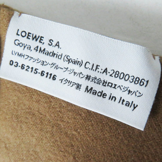 LOEWE Scarf Main: 100% cashmere, Filling: 100% polyester Brown Women Used Authentic