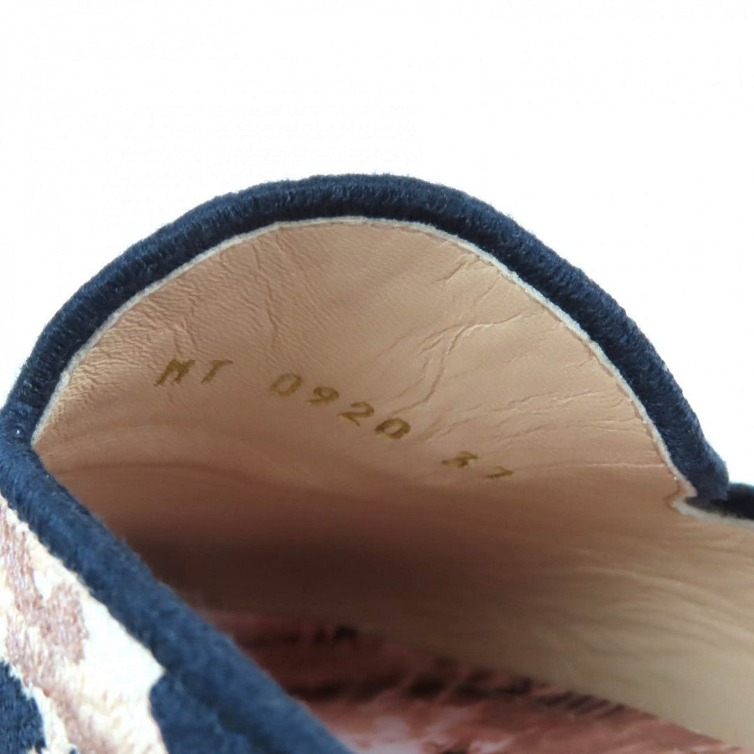 Christian Dior Slip-on Fabric, Leather Multi DIOR OFF Women 37 Used Authentic