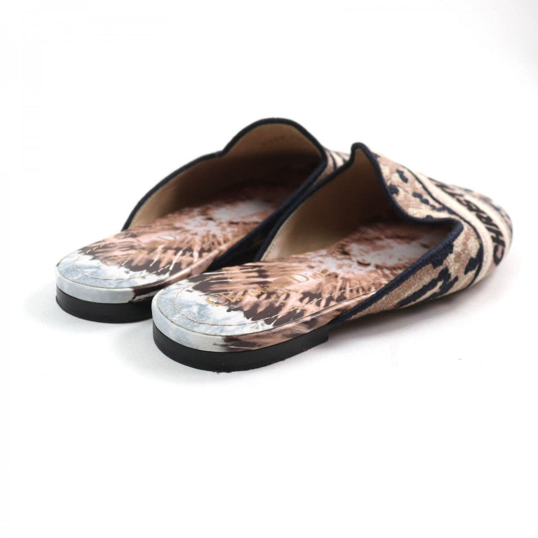 Christian Dior Slip-on Fabric, Leather Multi DIOR OFF Women 37 Used Authentic