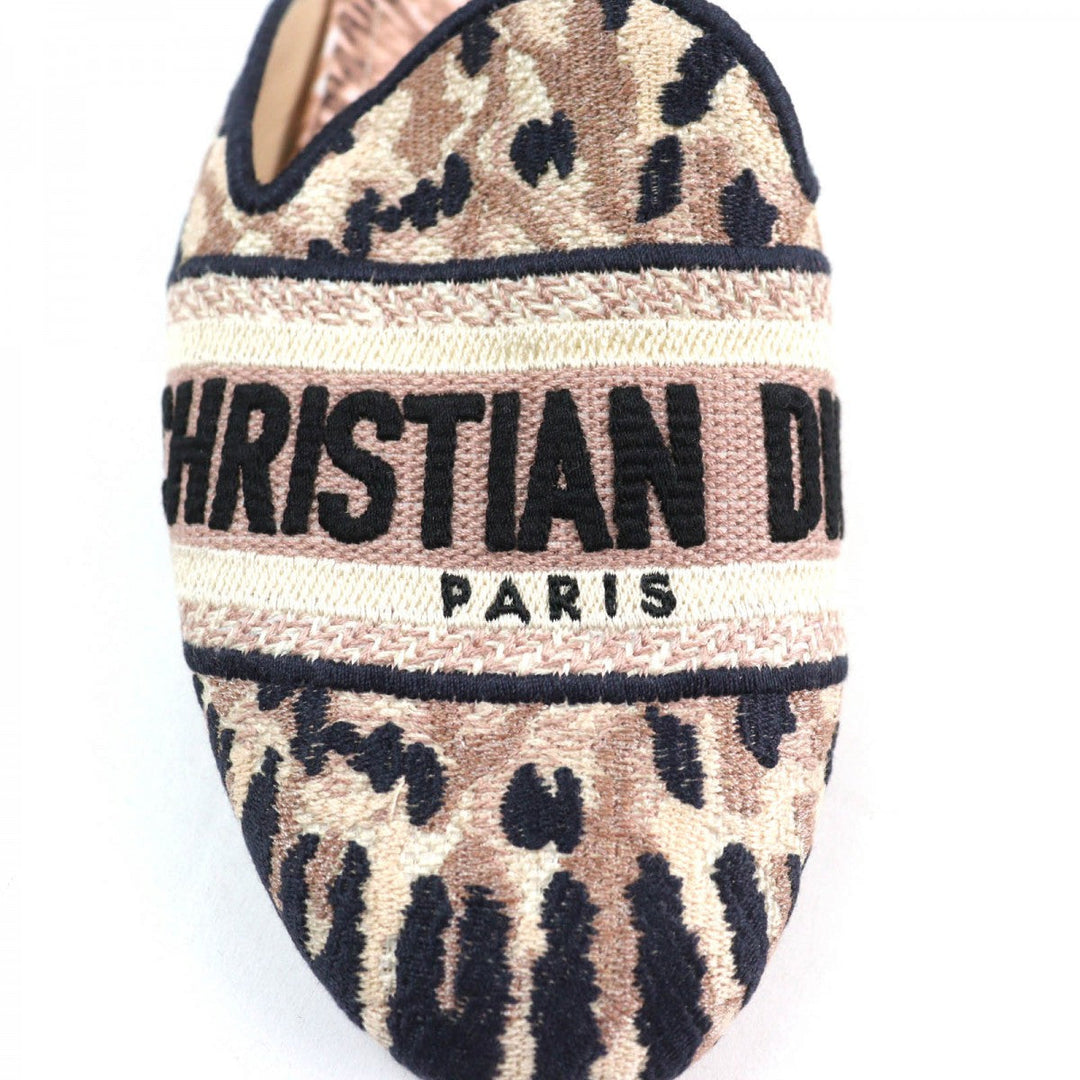 Christian Dior Slip-on Fabric, Leather Multi DIOR OFF Women 37 Used Authentic