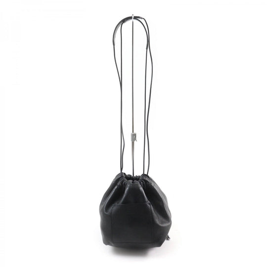 JIL SANDER Shoulder Bag JSPR853407 WRB73010N Main: Leather, Main: Canvas Black natural Women Used Authentic