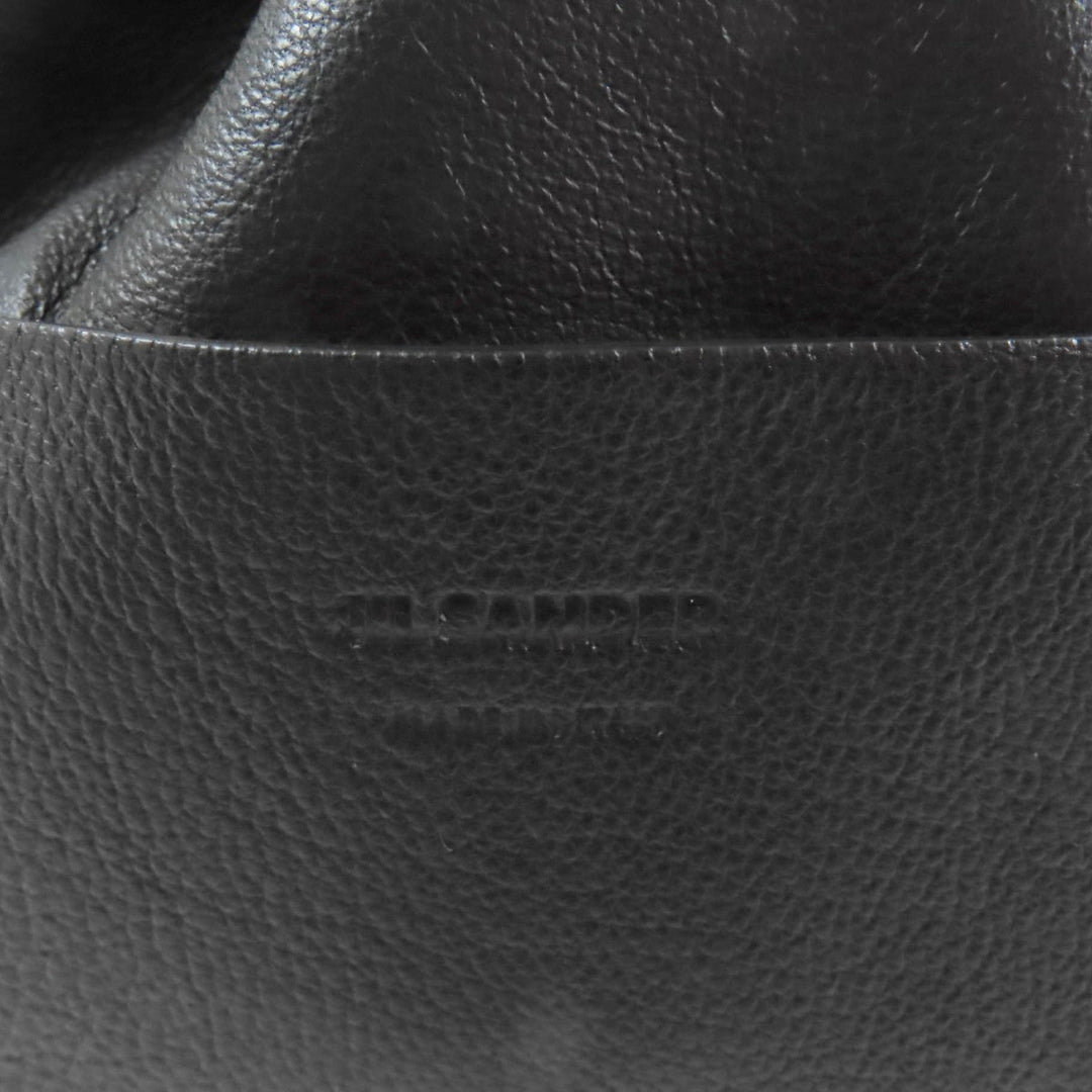 JIL SANDER Shoulder Bag JSPR853407 WRB73010N Main: Leather, Main: Canvas Black natural Women Used Authentic