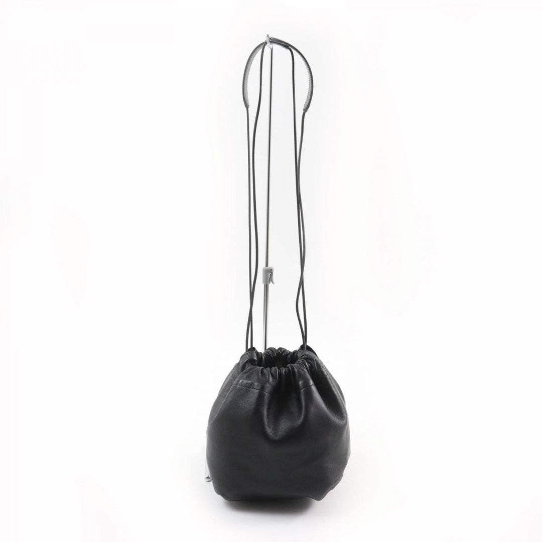 JIL SANDER Shoulder Bag JSPR853407 WRB73010N Main: Leather, Main: Canvas Black natural Women Used Authentic