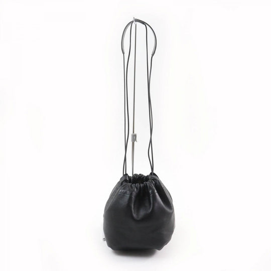 JIL SANDER Shoulder Bag JSPR853407 WRB73010N Main: Leather, Main: Canvas Black natural Women Used Authentic