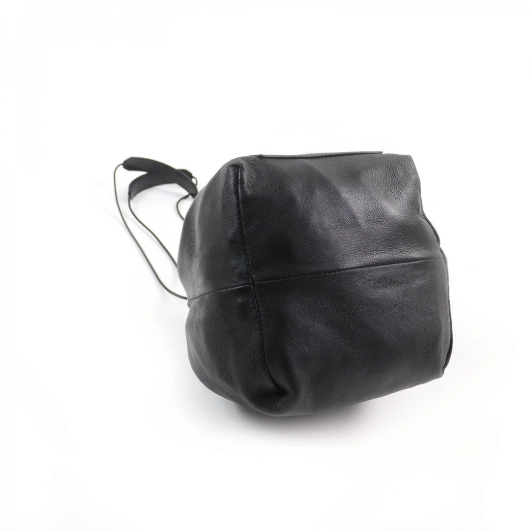 JIL SANDER Shoulder Bag JSPR853407 WRB73010N Main: Leather, Main: Canvas Black natural Women Used Authentic