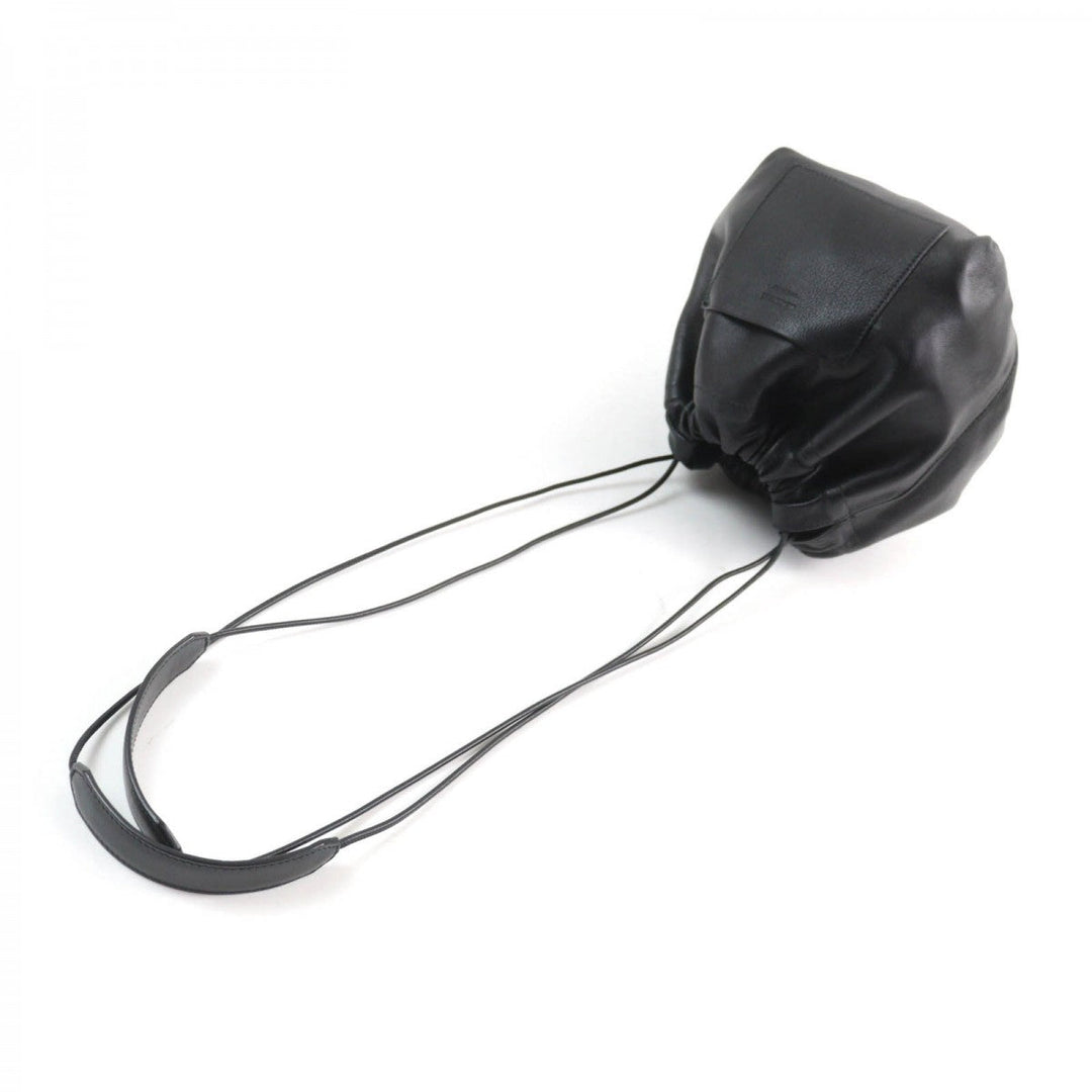 JIL SANDER Shoulder Bag JSPR853407 WRB73010N Main: Leather, Main: Canvas Black natural Women Used Authentic