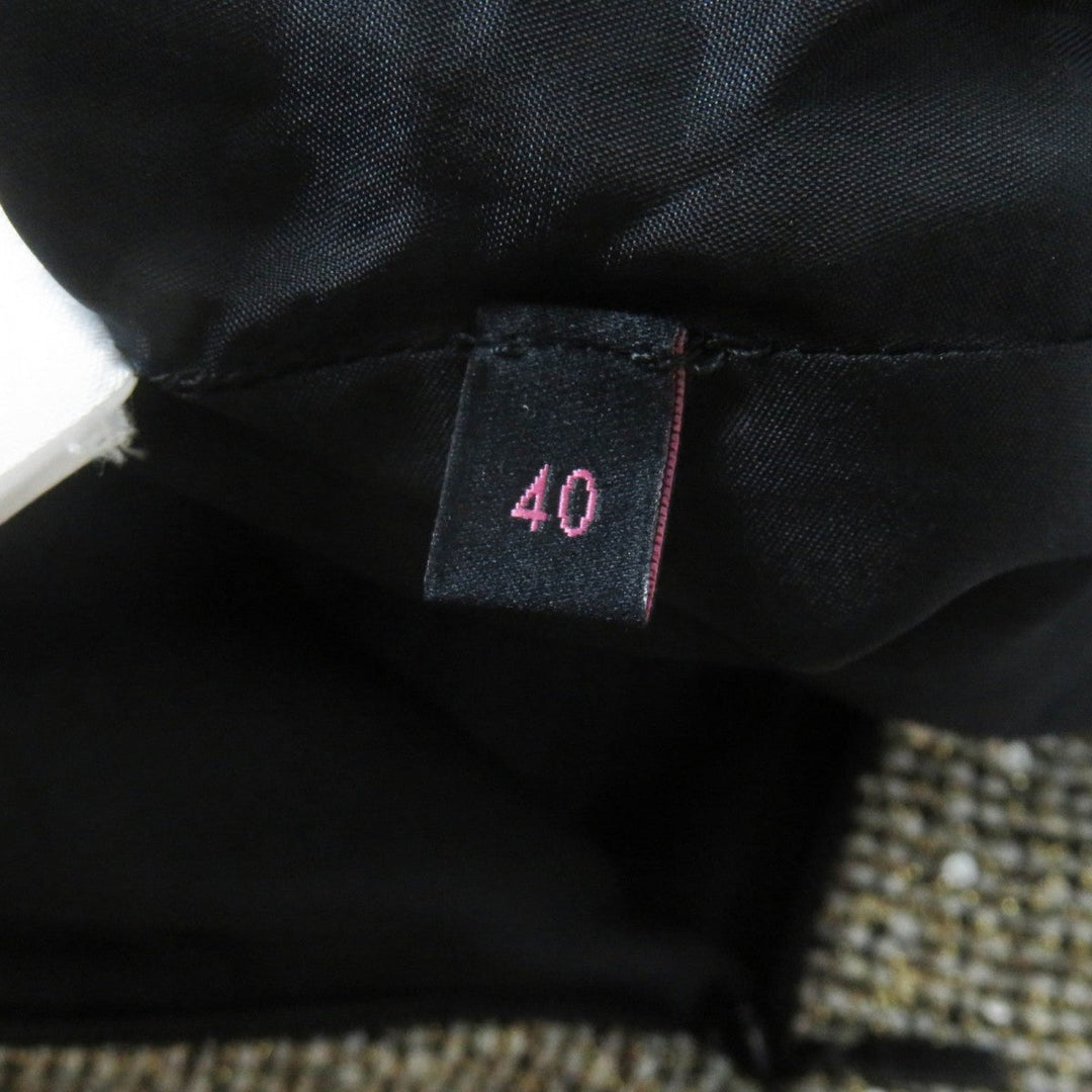 GUCCI Pleated skirt 545461 Outer material: 40% polyester, 24% nylon, 16% cotton, 13% rayon, 5% acrylic Gold type Women 40 Used Authentic