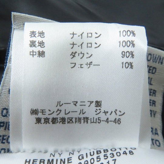 MONCLER down coat Nylon black HERMINE zero
