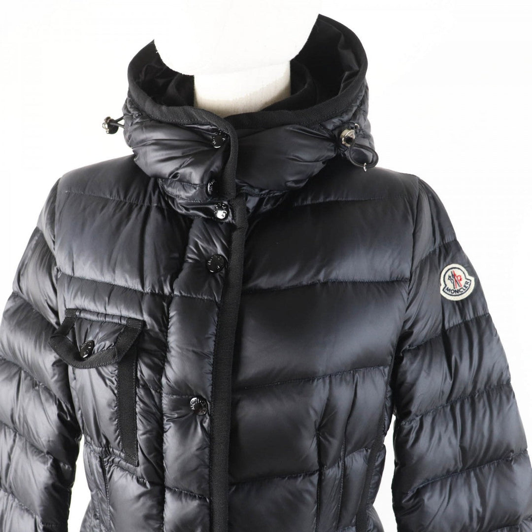 MONCLER down coat Nylon black HERMINE zero