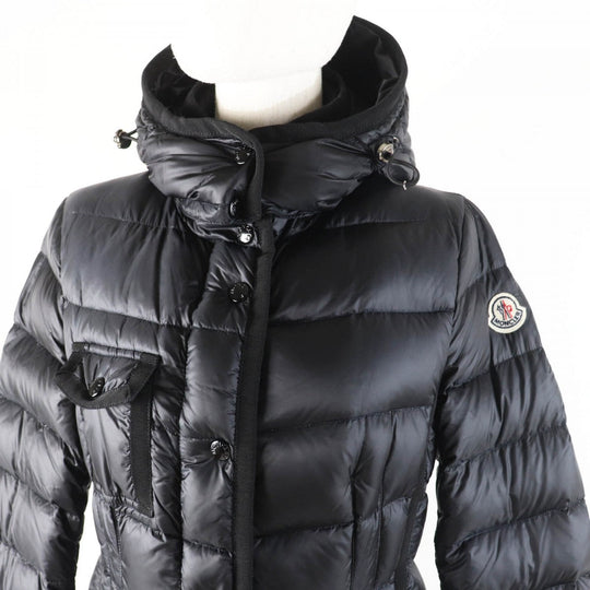 MONCLER down coat Nylon black HERMINE zero