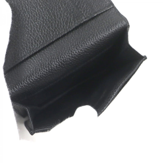 SAINT LAURENT PARIS name card holder 693492 Main: Leather black mens Used Authentic