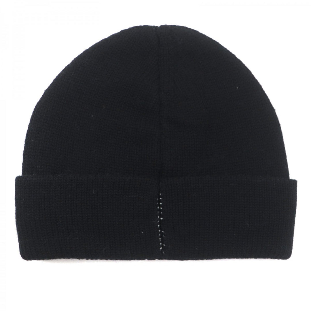 FENDI Knit cap FXQ056 wool Black White