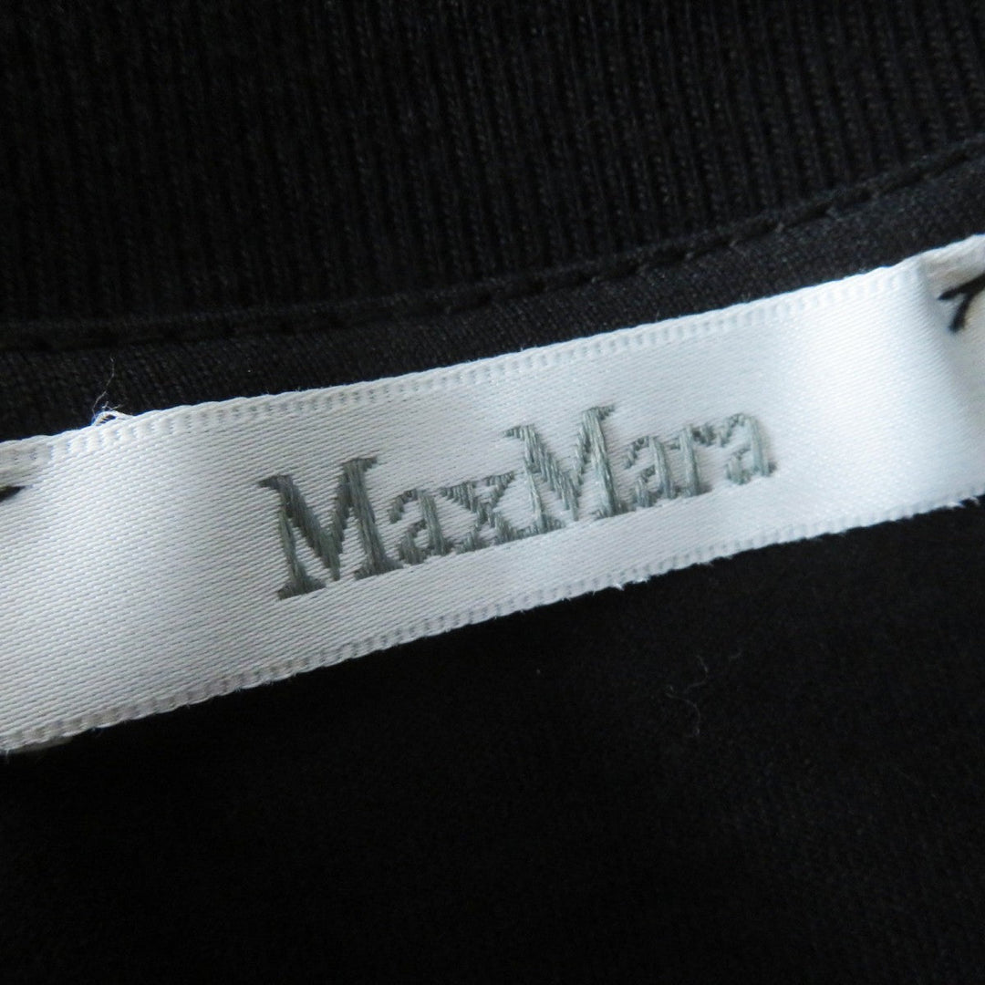 MAX MARA Short sleeve T-shirt 2319460139 Main: 100% cotton black TACCO Women M Used Authentic