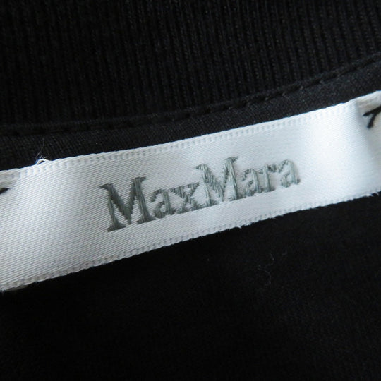 MAX MARA Short sleeve T-shirt 2319460139 Main: 100% cotton black TACCO Women M Used Authentic