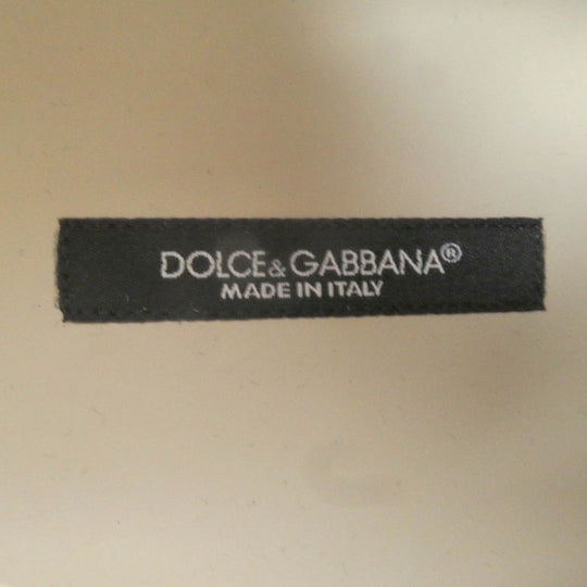 DOLCE&GABBANA Low cut sneakers Main: Leather White blue mens 6.5 Used Authentic