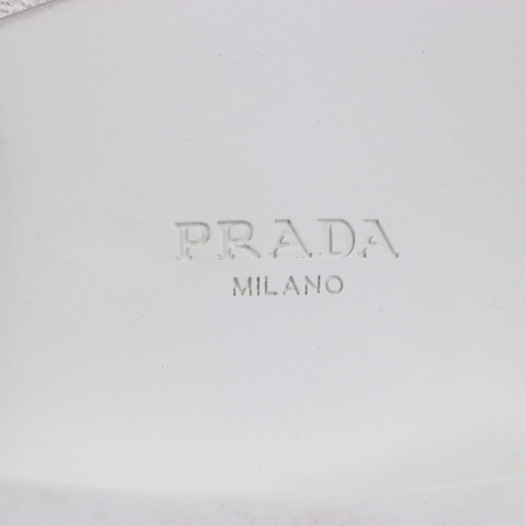 PRADA Sandals 2X3084 Main: Brushed leather white mens 10 Used Authentic