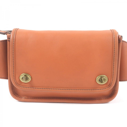 COACH Sling bag 70722 Main: Leather Brown mens Used Authentic