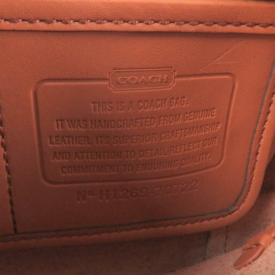 COACH Sling bag 70722 Main: Leather Brown mens Used Authentic