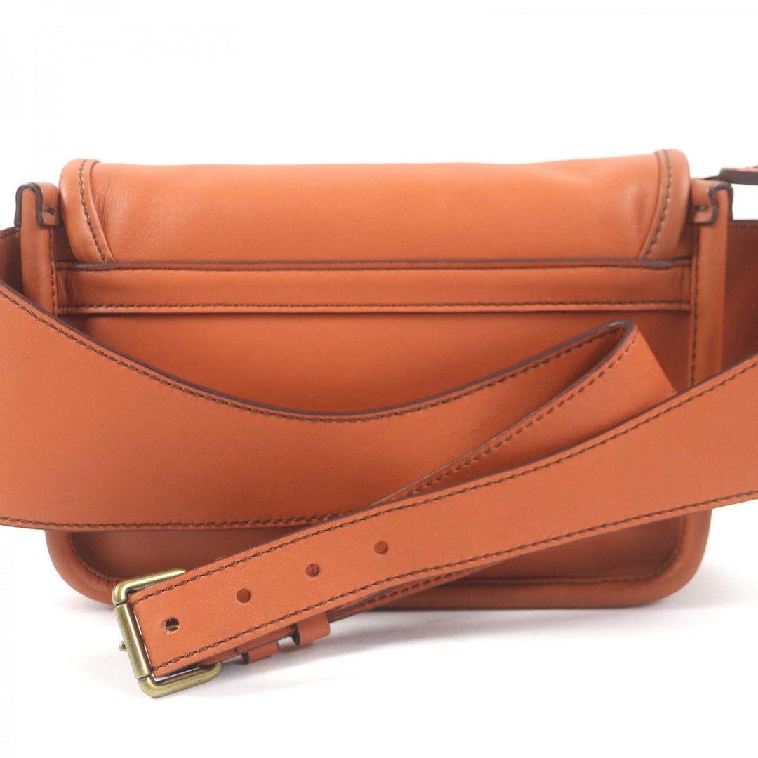 COACH Sling bag 70722 Main: Leather Brown mens Used Authentic