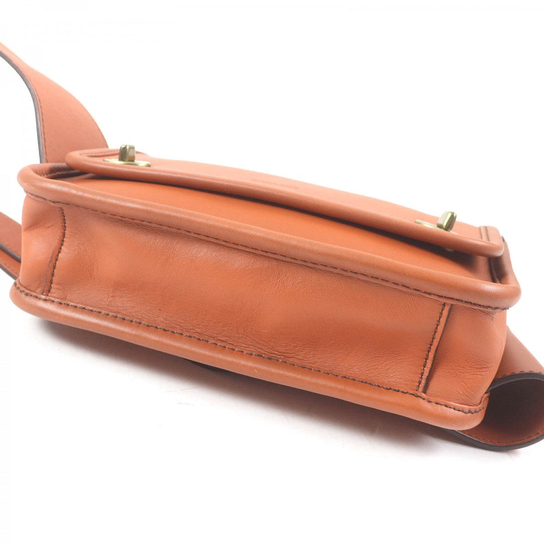 COACH Sling bag 70722 Main: Leather Brown mens Used Authentic