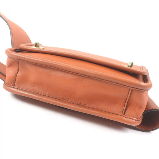 COACH Sling bag 70722 Main: Leather Brown mens Used Authentic