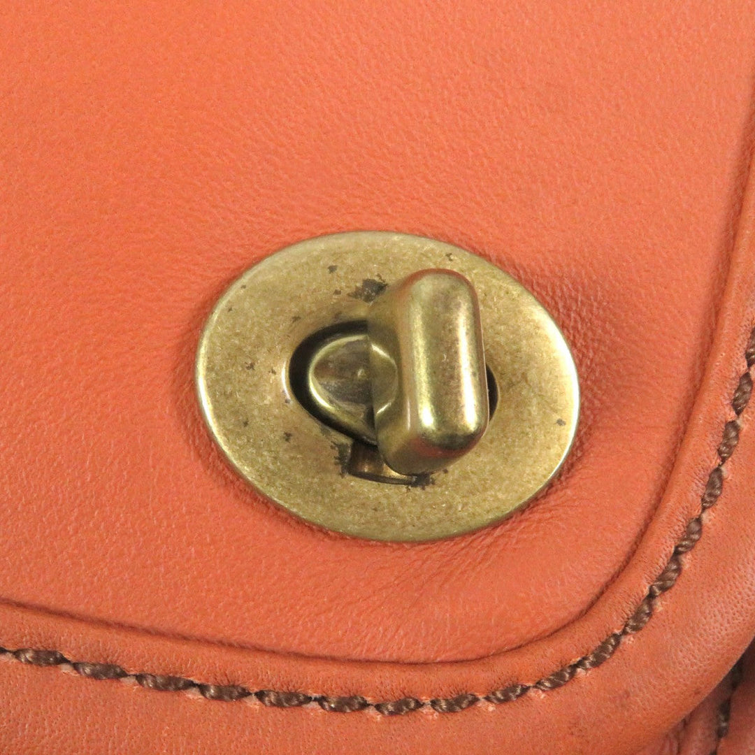 COACH Sling bag 70722 Main: Leather Brown mens Used Authentic