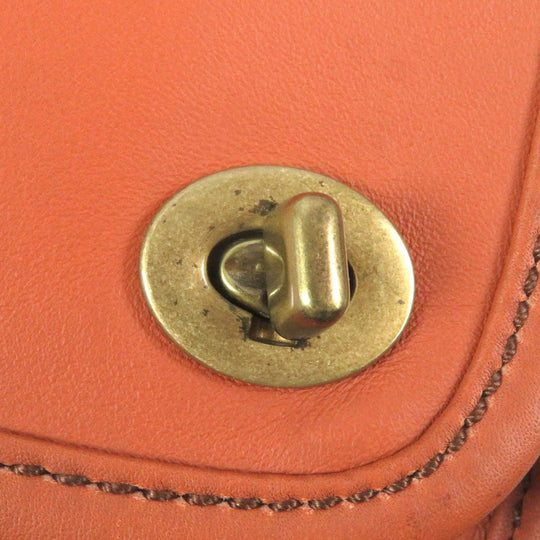 COACH Sling bag 70722 Main: Leather Brown mens Used Authentic