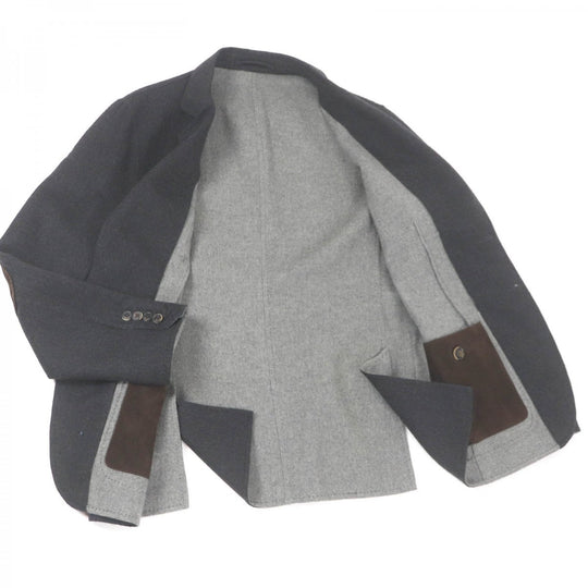 Berluti tailored jacket Lining: 100% cashmere, part: lambskin Dark gray mens 50 Used Authentic