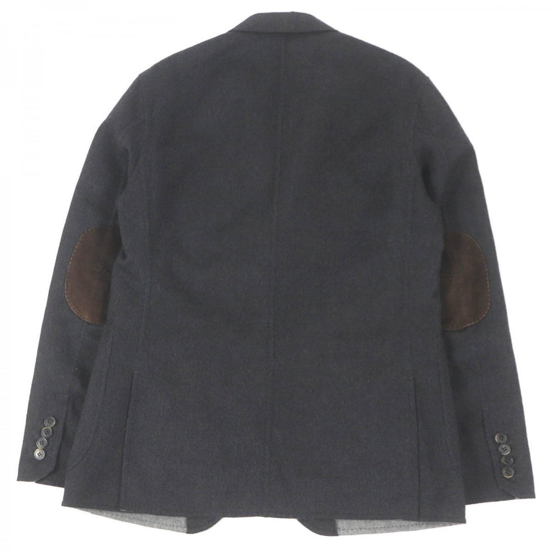 Berluti tailored jacket Lining: 100% cashmere, part: lambskin Dark gray mens 50 Used Authentic
