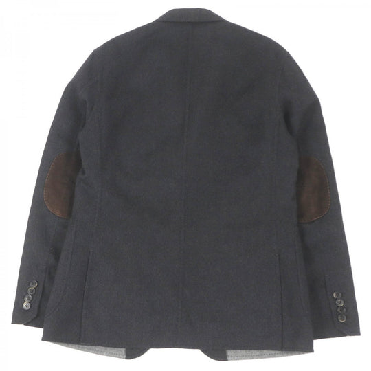 Berluti tailored jacket Lining: 100% cashmere, part: lambskin Dark gray mens 50 Used Authentic