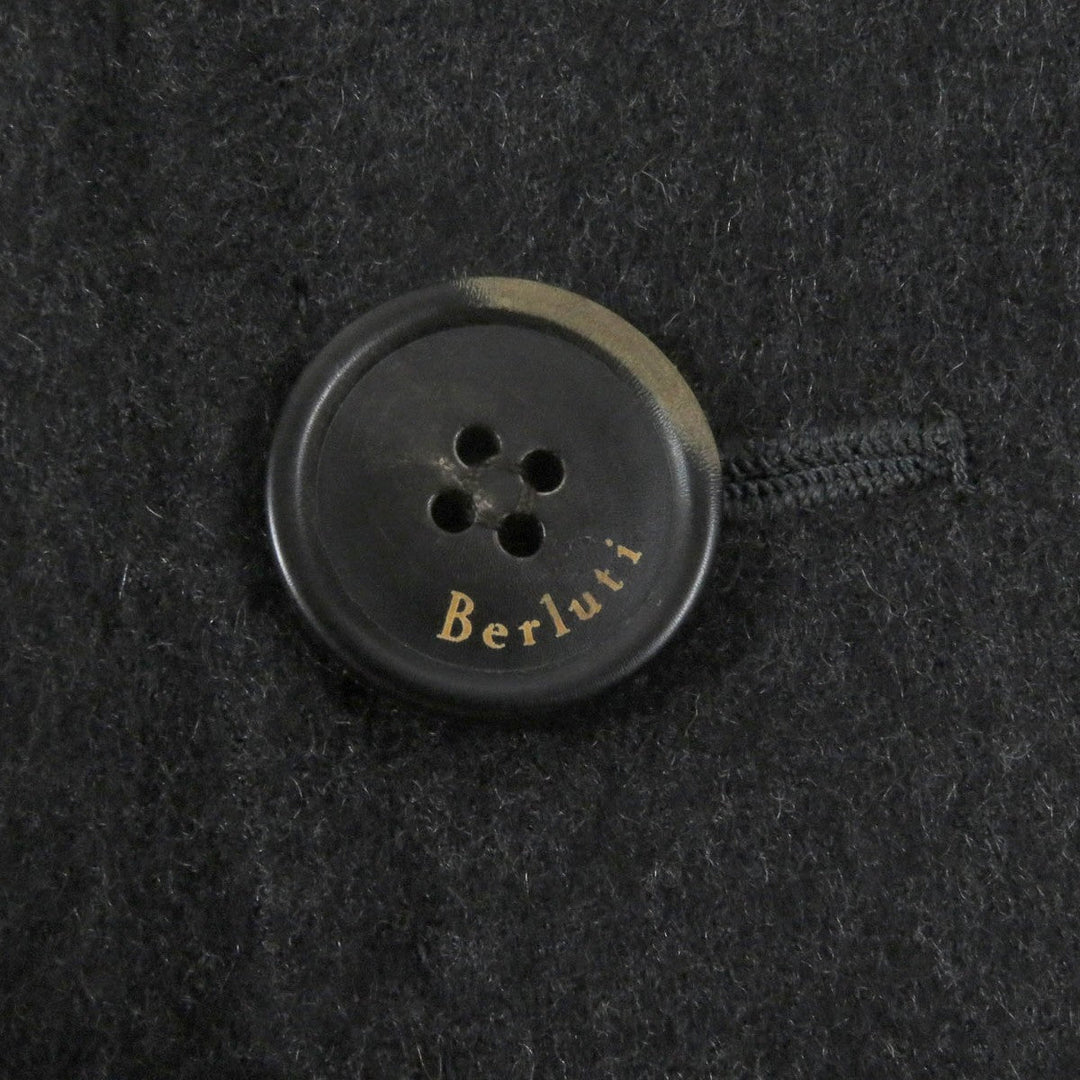 Berluti tailored jacket Lining: 100% cashmere, part: lambskin Dark gray mens 50 Used Authentic