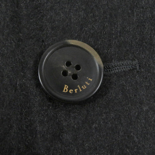 Berluti tailored jacket Lining: 100% cashmere, part: lambskin Dark gray mens 50 Used Authentic