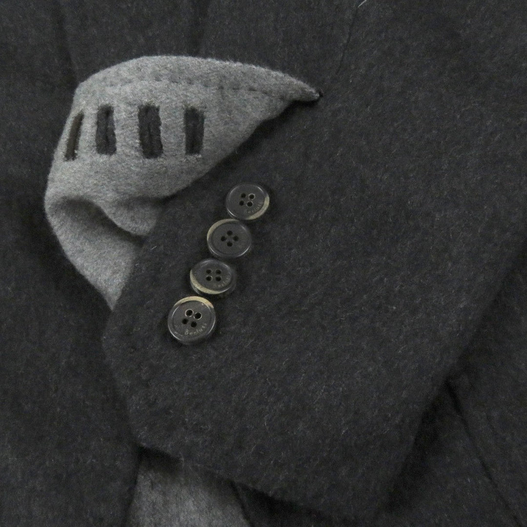 Berluti tailored jacket Lining: 100% cashmere, part: lambskin Dark gray mens 50 Used Authentic