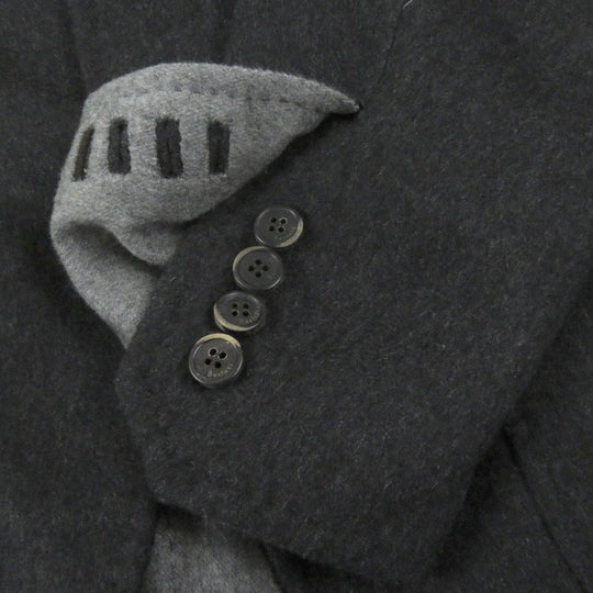Berluti tailored jacket Lining: 100% cashmere, part: lambskin Dark gray mens 50 Used Authentic