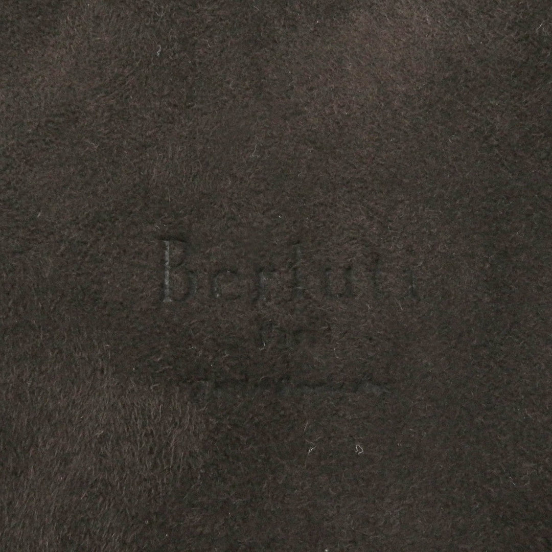 Berluti tailored jacket Lining: 100% cashmere, part: lambskin Dark gray mens 50 Used Authentic