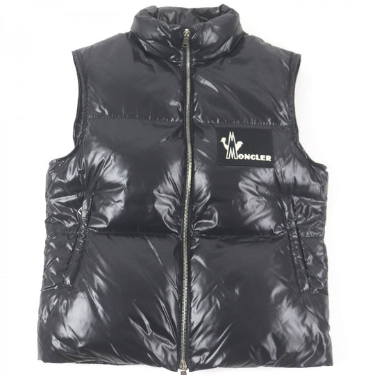 MONCLER Down vest Main: 100% nylon, Filling: 90% down, Filling: 10% feather black BANKER GILET mens Used Authentic