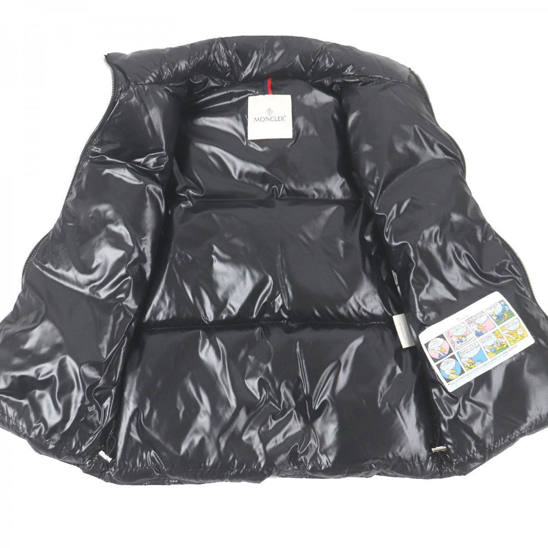 MONCLER Down vest Main: 100% nylon, Filling: 90% down, Filling: 10% feather black BANKER GILET mens Used Authentic