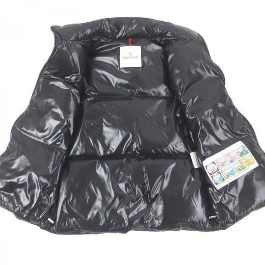 MONCLER Down vest Main: 100% nylon, Filling: 90% down, Filling: 10% feather black BANKER GILET mens Used Authentic