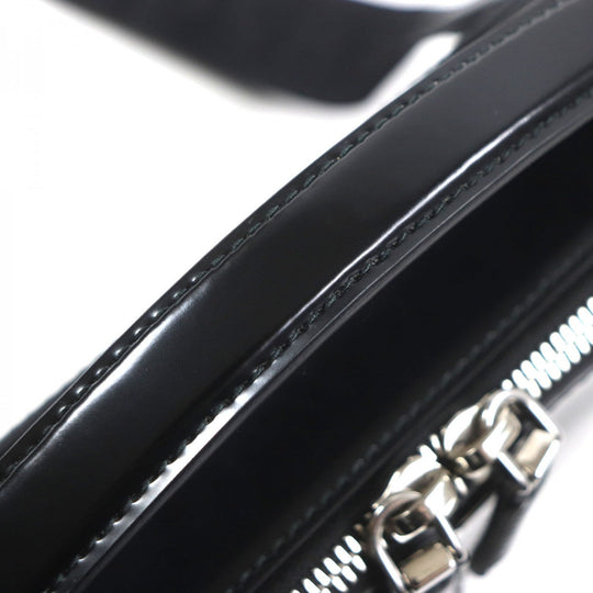 PRADA Shoulder Bag 2VH069 Main: Brushed leather black Brick mens Used Authentic