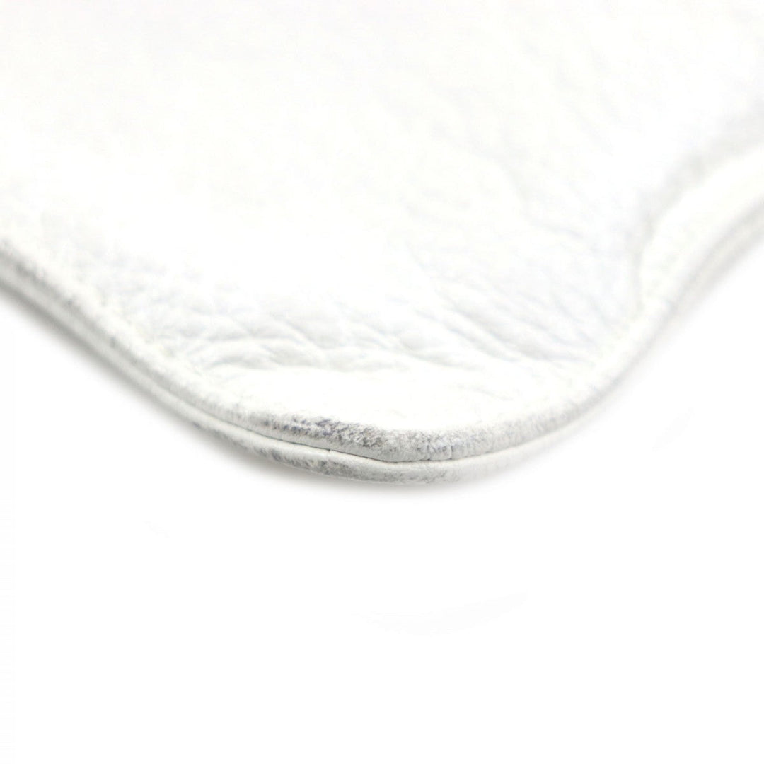 CHROME HEARTS Clutch bag leather White Silver