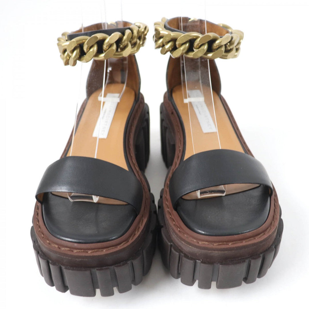 Stella McCartney Sandals Main: Leather black Emily Women 37 Used Authentic